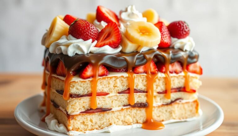 banana split cake