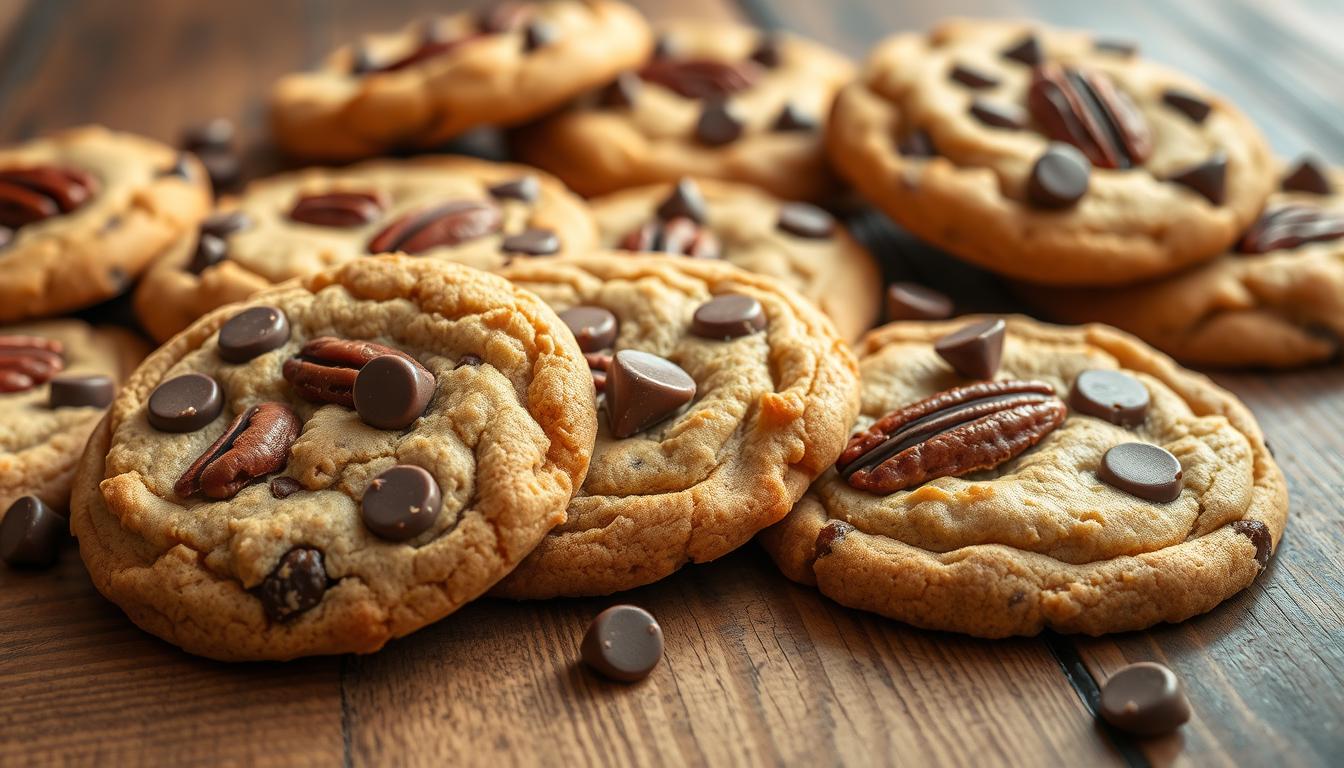 chocolate chip pecan cookies