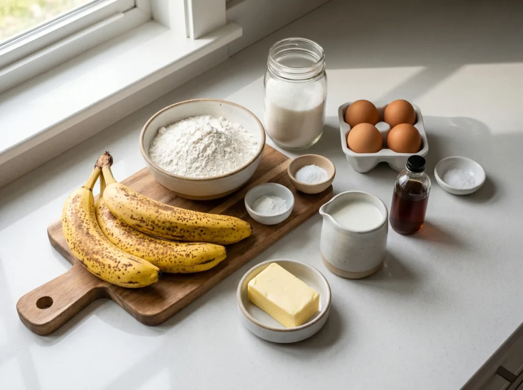 Banana Cake Ingredients