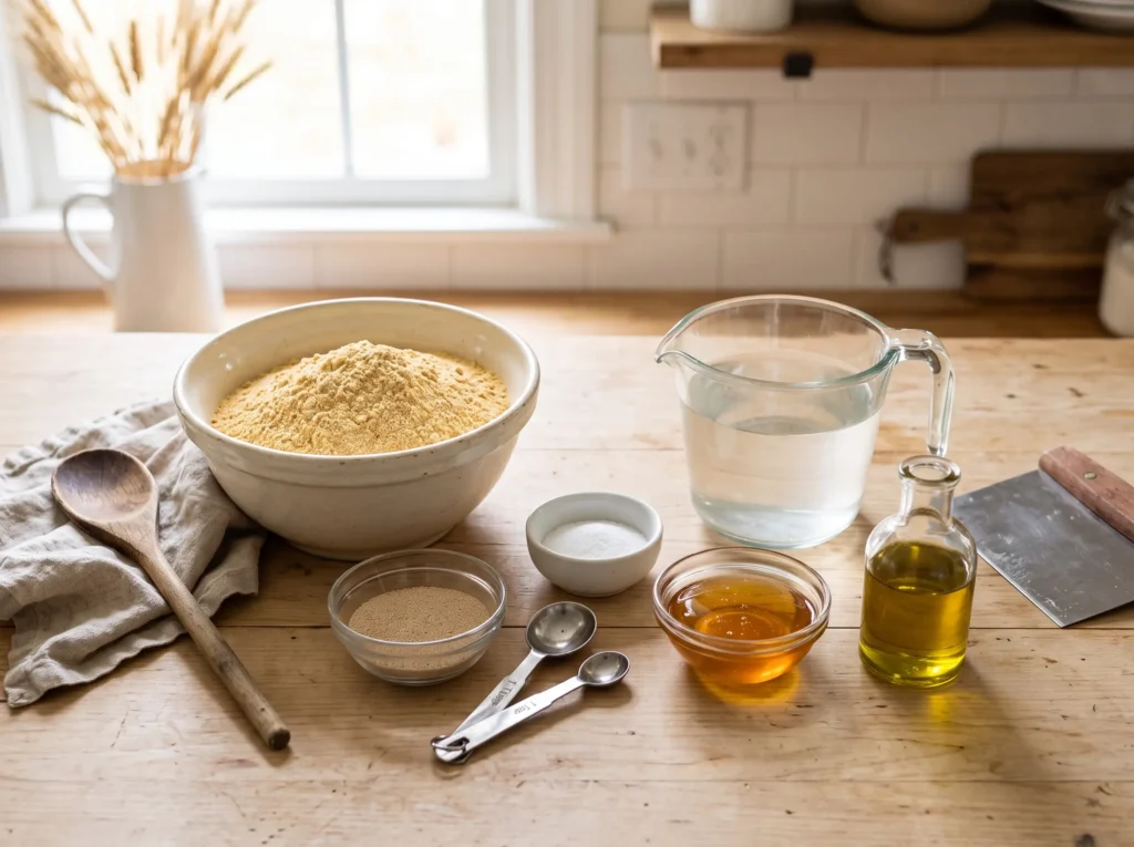 Einkorn bread ingredients
