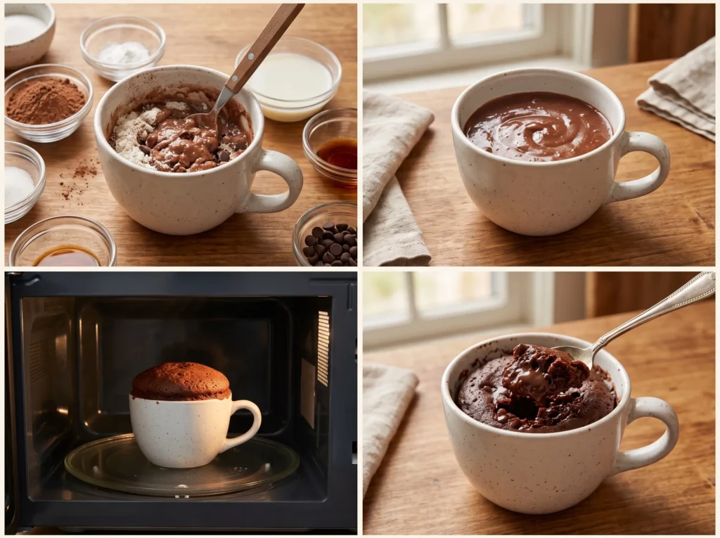 How to Make Chocolate Mug Cake