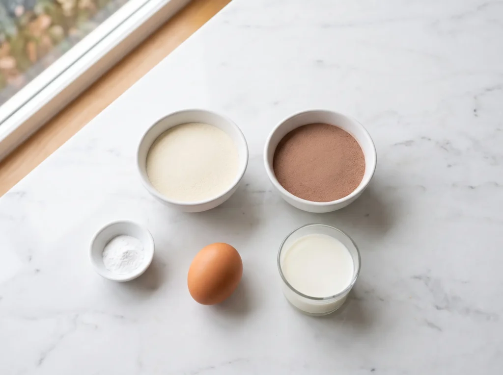 Ingredients for Protein Mug Cake