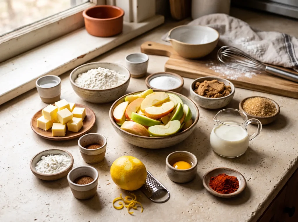 Terracotta Pie Ingredients